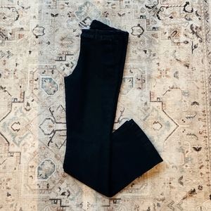 Flare dark trouser jeans